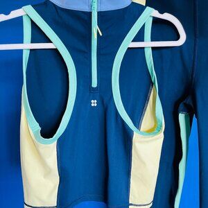 Sweaty Betty London Colorblock Workout Top